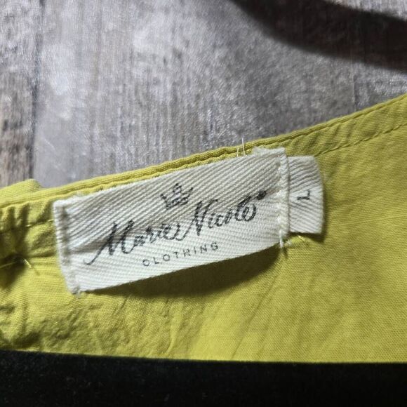 Marie Nicole Chartreuse Fit and Flare Midi Dress - Picture 3 of 4